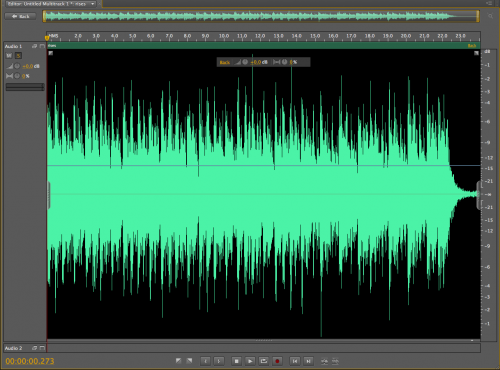 Soundbooth Waveform View Soundbooth Waveform View